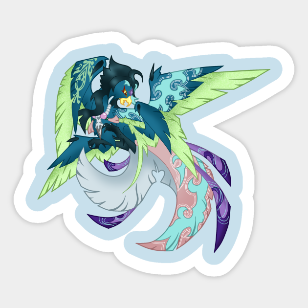 Vermillion Bird Xiao Genshin Impact Sticker TeePublic